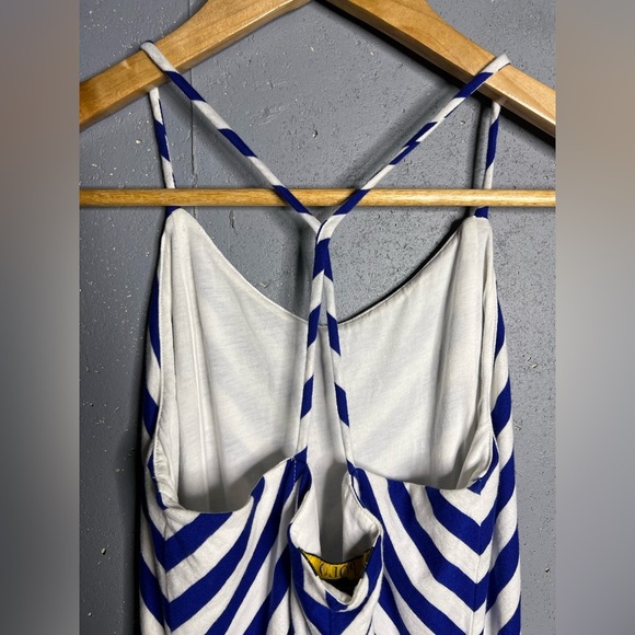 Polo by Ralph Lauren NWT Blue Label Girl’s Chevron Stripe Maxi Dress. Sz 12/14 - Picture 4 of 6